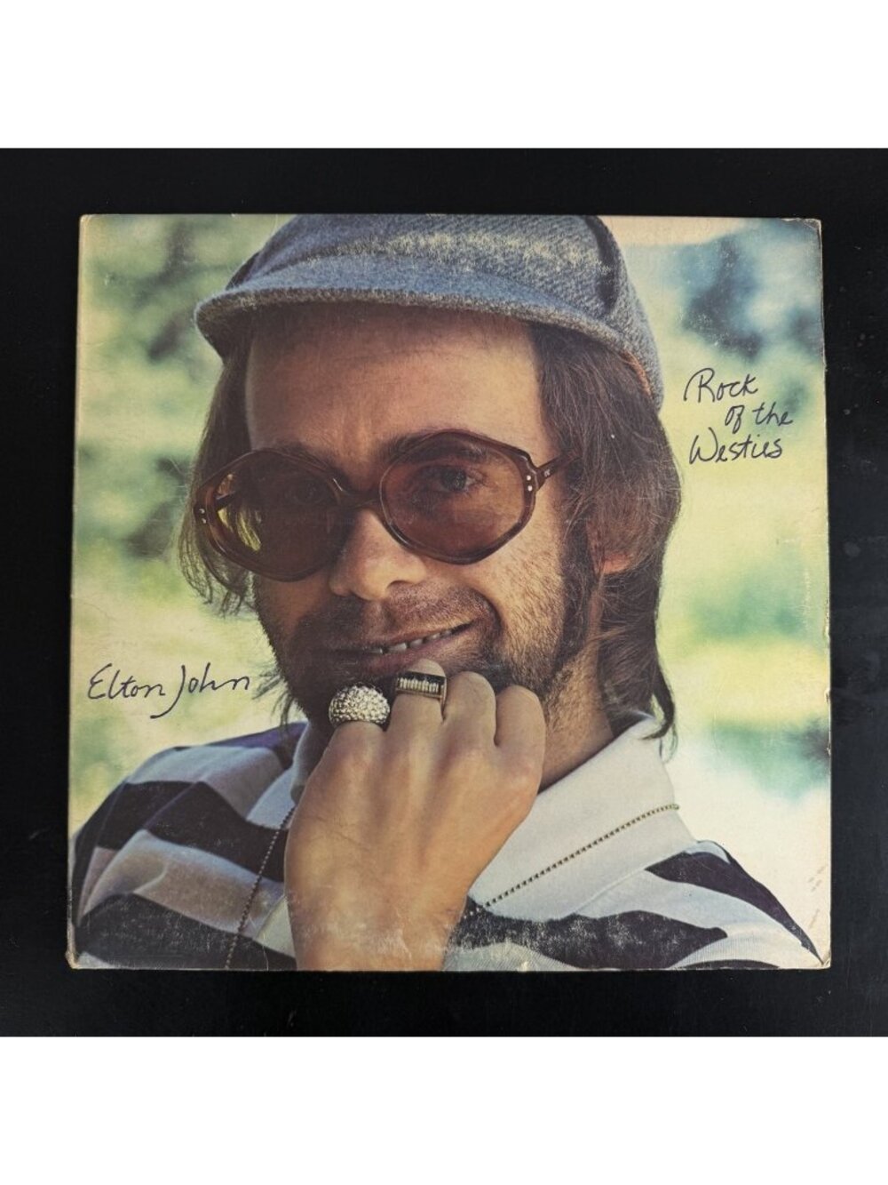 Elton John Rock of the Westies Vinyl Record w/ Lyric Sheet 1975 MCA-2163
